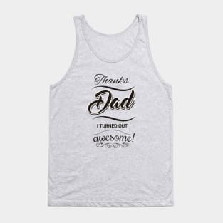 Thank you DAD Tank Top